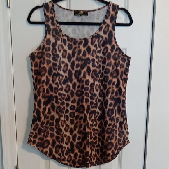 Lucky & Blessed Leopard Print Tank Top - Picture 1 of 5